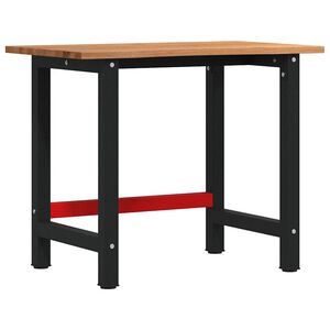 vidaXL Pracovn&iacute; stůl světle hněd&yacute; 100 x 60 x 81,5 cm masivn&iacute; dub