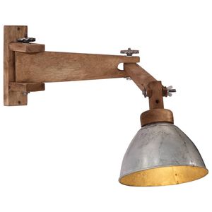vidaXL N&aacute;stěnn&aacute; lampa 25 W vintage stř&iacute;brn&aacute; E27