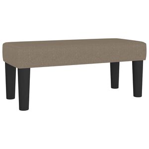 vidaXL Lavice taupe 70 x 30 x 30 cm textil