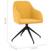 vidaXL J&iacute;deln&iacute; židle 4 ks hořčicově žlut&eacute; samet