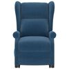 vidaXL Zvedac&iacute; křeslo u&scaron;&aacute;k modr&eacute; textil