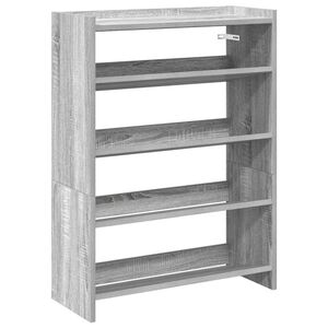 vidaXL Botn&iacute;k &scaron;ed&yacute; sonoma 60x25x81 cm kompozitn&iacute; dřevo