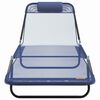 vidaXL Skládací lehátko 2 pcs Námořnická modrá 182 x 55 x 85.5 cm