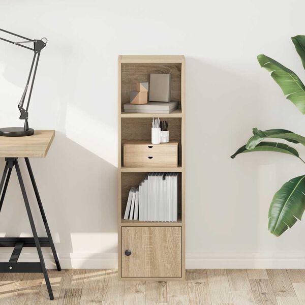 vidaXL Knihovna dub sonoma 31x24x102 cm kompozitn&iacute; dřevo