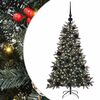 vidaXL Uměl&yacute; v&aacute;nočn&iacute; stromeček Zelen&aacute; 120 cm PVC, plast a ocel