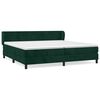 vidaXL Box spring postel s matrac&iacute; tmavě zelen&aacute; 200x200 cm samet