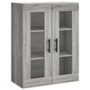 vidaXL Skř&iacute;ň highboard &scaron;ed&aacute; sonoma 69,5 x 34 x 180 cm kompozitn&iacute; dřevo