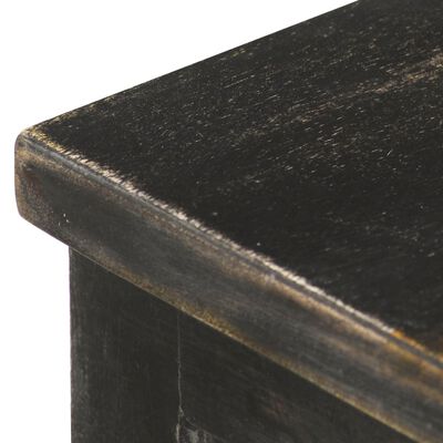 vidaXL TV stolek černý 120 x 30 x 45 cm masivní mangovníkové dřevo