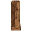 vidaXL Krbová obestavba old wood 100 x 30 x 87,5 cm kompozitní dřevo