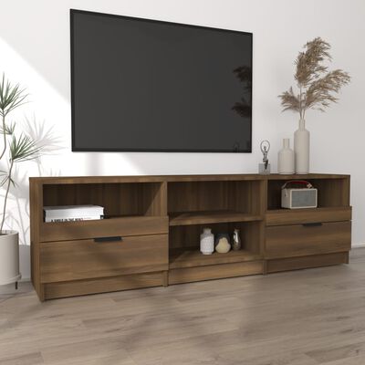 vidaXL TV skříňka hnědý dub 150 x 33,5 x 45 cm kompozitní dřevo