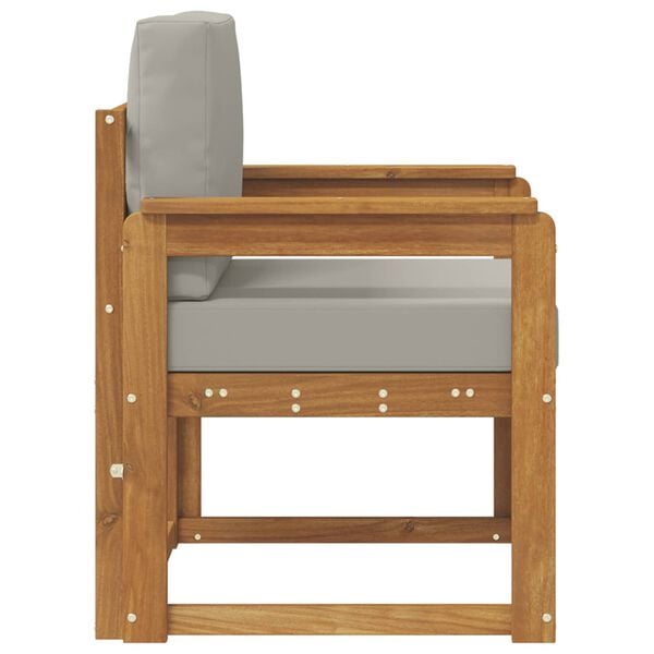 vidaXL Venkovn&iacute; pohovka Masivn&iacute; ak&aacute;ciov&eacute; dřevo a polyester