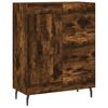 vidaXL Skř&iacute;ň highboard kouřov&yacute; dub 69,5 x 34 x 180 cm kompozitn&iacute; dřevo