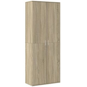 vidaXL Skř&iacute;ň highboard dub sonoma 70 x 35 x 180 cm kompozitn&iacute; dřevo