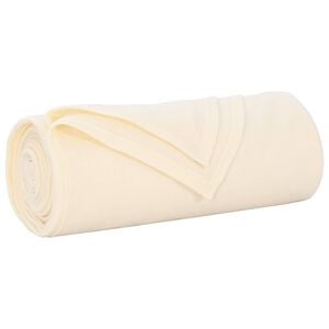 vidaXL Přehoz Kr&eacute;mov&aacute; 210 x 140 cm 0.41 kg Fleece