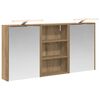 vidaXL Sada koupelnov&yacute;ch skř&iacute;něk s polic&iacute; 3 pcs 126 x 16 x 62,5 cm