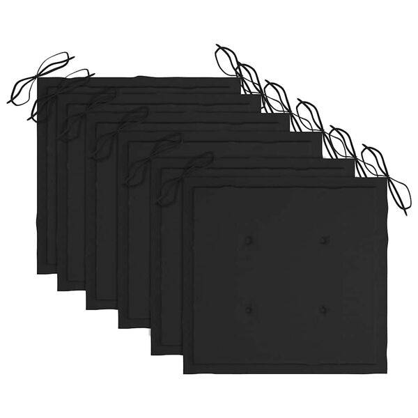 vidaXL Skl&aacute;dac&iacute; zahradn&iacute; židle s podu&scaron;kami 6 ks masivn&iacute; ak&aacute;ciov&eacute; dřevo