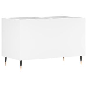 vidaXL Skř&iacute;ňka na LP desky b&iacute;l&aacute; 74,5 x 38 x 48 cm kompozitn&iacute; dřevo