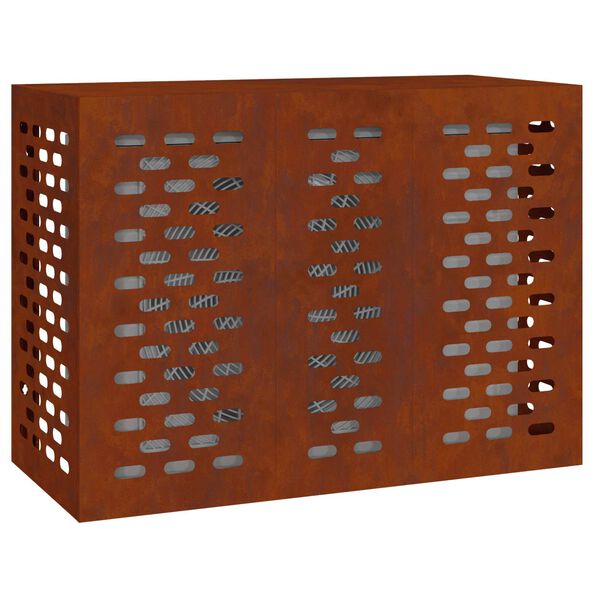 vidaXL Ochrana klimatizace Rezav&aacute; 110 x 50 x 80 cm