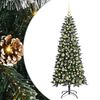 vidaXL Uměl&yacute; v&aacute;nočn&iacute; stromeček Zelen&aacute; 150 cm PVC, plast a ocel