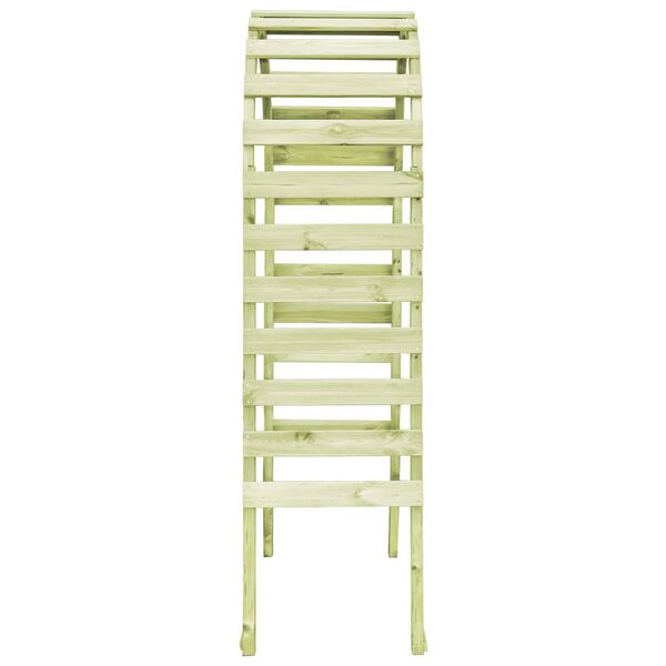 vidaXL Zahradn&iacute; pergola 130x60x230 cm impregnovan&eacute; borov&eacute; dřevo