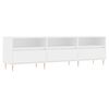 vidaXL TV skř&iacute;ňka b&iacute;l&aacute; 150 x 30 x 44,5 cm kompozitn&iacute; dřevo