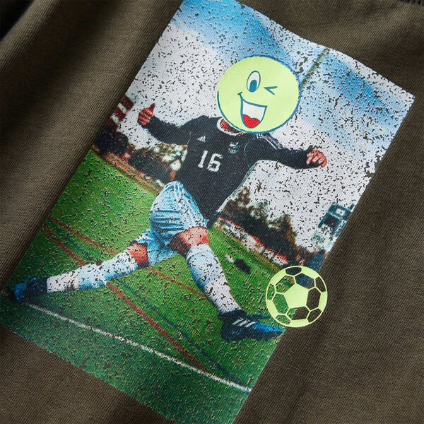 Dětské tričko s dlouhým rukávem khaki 104