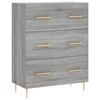 vidaXL Skř&iacute;ň highboard &scaron;ed&aacute; sonoma 69,5 x 34 x 180 cm kompozitn&iacute; dřevo