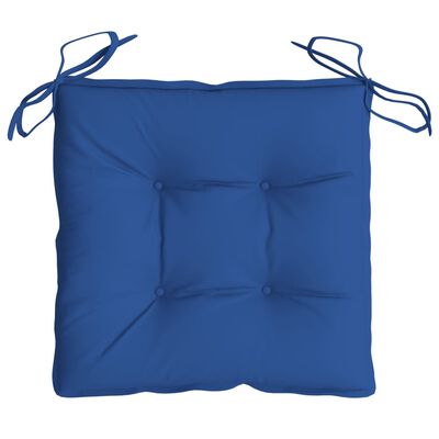 vidaXL Podušky na židli 6 ks modré 40 x 40 x 7 cm látka oxford