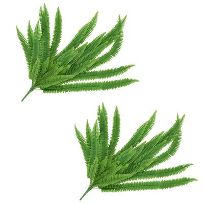 vidaXL Umělé listí kapradina 2 ks zelené 120 cm