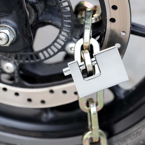 vidaXL visac&iacute; z&aacute;mek 12 pcs Stř&iacute;brn&aacute; 6 x 2 x 4,5 cm Železo