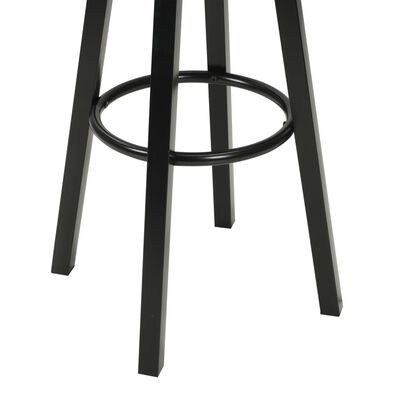 vidaXL Barové židle 2 ks černé umělá kůže