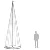 vidaXL V&aacute;nočn&iacute; stromek kužel 732 tepl&yacute;ch b&iacute;l&yacute;ch LED diod 160 x 500 cm