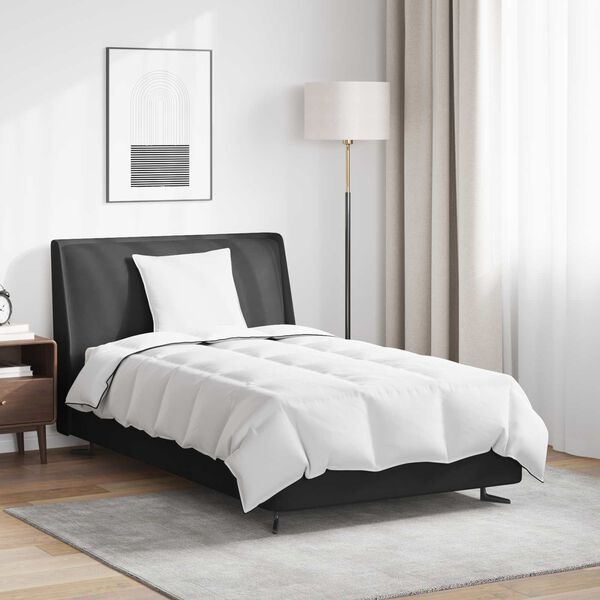 vidaXL Zimn&iacute; přikr&yacute;vka s pol&scaron;t&aacute;řem 2 pcs B&iacute;l&aacute; Peř&iacute;