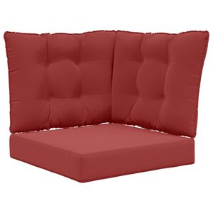 vidaXL Venkovn&iacute; pol&scaron;t&aacute;ř na pohovku Polyester v&iacute;nov&aacute; červen&aacute;