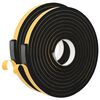 vidaXL Samolepic&iacute; pěnov&aacute; p&aacute;ska 2 ks Čern&aacute; 20mm x 5m Pěna CR