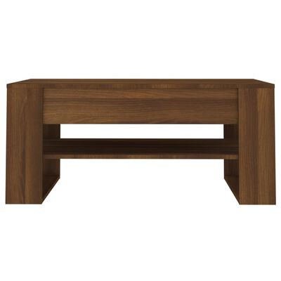 vidaXL Konferenční stolek hnědý dub 102 x 55 x 45 cm kompozitní dřevo