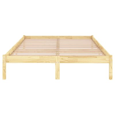 vidaXL Rám postele masivní borové dřevo 140 x 190 cm