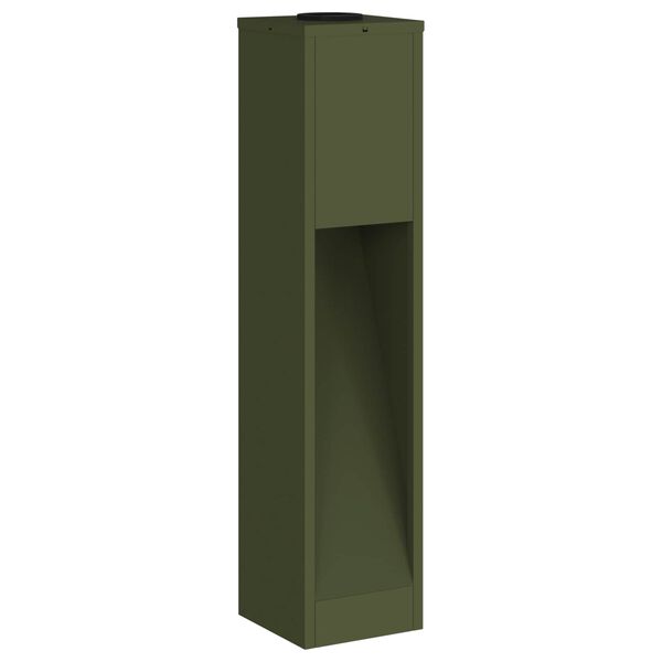 vidaXL Sol&aacute;rn&iacute; LED osvětlen&iacute; cesty 2 pcs Olivově zelen&aacute;