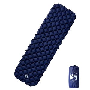 vidaXL Nafukovac&iacute; kempingov&aacute; matrace 1 osoba tmavě modr&aacute; 190x58x6 cm