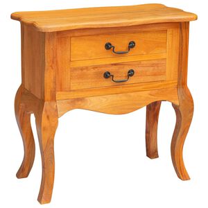 vidaXL Bočn&iacute; stůl Př&iacute;rodn&iacute; 60,5 x 30 x 61 cm Masivn&iacute; mahagonov&eacute; dřevo