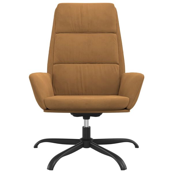 vidaXL Relaxačn&iacute; křeslo hněd&eacute; samet