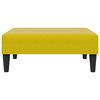 vidaXL 2m&iacute;stn&aacute; rozkl&aacute;dac&iacute; pohovka s podnožkou žlut&aacute; samet