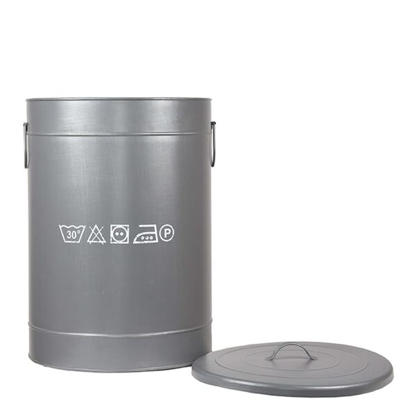 LABEL51 Box na pr&aacute;dlo 40 x 40 x 58 cm L &scaron;ed&yacute; s patinou