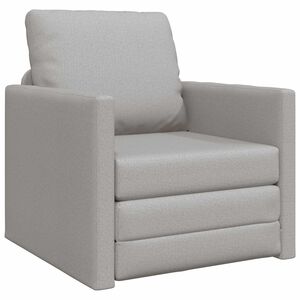 vidaXL Pohovka na span&iacute; Oblačno &scaron;ed&aacute; 74 x 77 x 81 cm textil