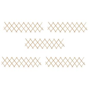 vidaXL Trel&aacute;žov&eacute; ploty 5 ks jedlov&eacute; dřevo 180 x 30 cm