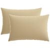 vidaXL Povlak na pol&scaron;t&aacute;ř 2 pcs HEERLEN B&eacute;žov&aacute; 50 x 80 cm Polyester