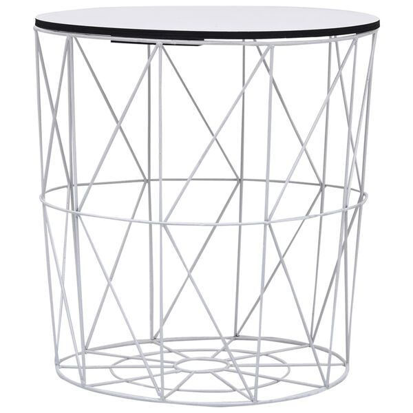 vidaXL Konferenční stolky 3 ks bílé