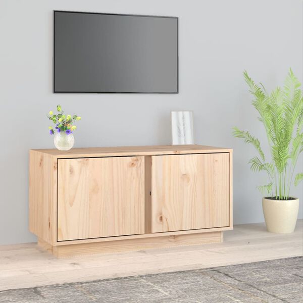 vidaXL TV skříňka 80 x 35 x 40,5 cm masivní borové dřevo