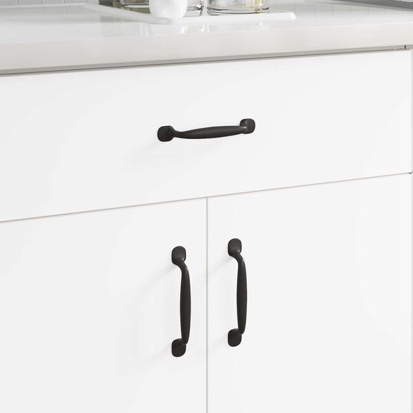 vidaXL N&aacute;bytkov&eacute; madlo 12 pcs Čern&aacute; 130 x 19,4 x 22,3 mm Hlin&iacute;k