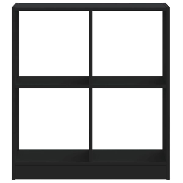 vidaXL Knihovna černá 68,5 x 32 x 75 cm kompozitní dřevo